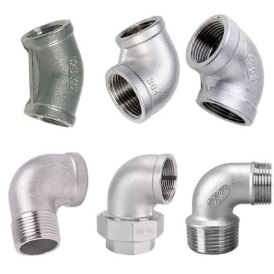 1/2 "Tee Femenino NPT T en forma de 3 Way Pipe Fundido Acero inoxidable 304
