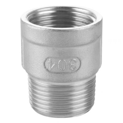 1'-8'' Acero inoxidable Pipe ajuste Adaptador de reducción 1/8" NPT Hombre X 1/4" NPT Mujer