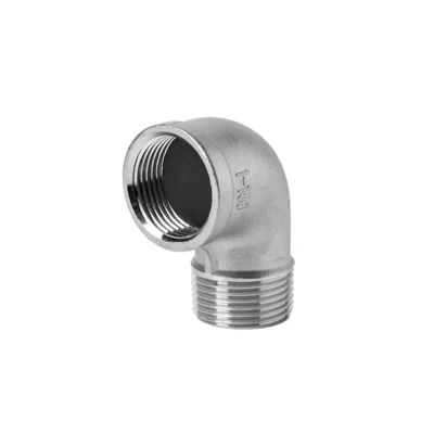 Acero inoxidable 301/304/316 90 grados Calle Codo 1/2 "NPT Mujer x 1/2" NPT Hombre