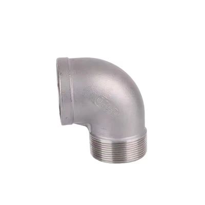 Acero inoxidable 301/304/316 90 grados Calle Codo 1/2 "NPT Mujer x 1/2" NPT Hombre