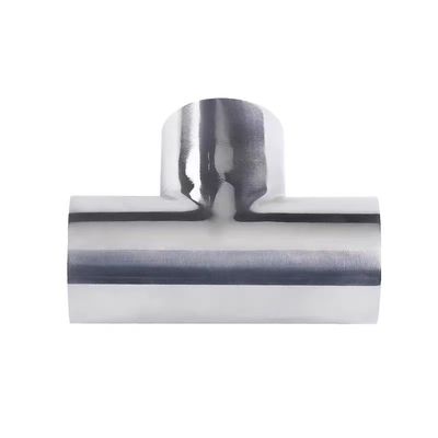 SS304 CF8 acero inoxidable soldado para el pulido de tuberías sanitarias de ajuste de 3 vías