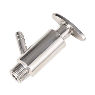 Válvula de muestreo de acero inoxidable higiénico 304 316 para la prevención de la contaminación alimentaria