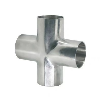 Acero inoxidable 316 304 Cabeza cilíndrica Código de 4 vías de tubos transversales
