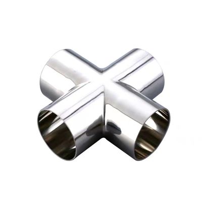 Acero inoxidable 316 304 Cabeza cilíndrica Código de 4 vías de tubos transversales