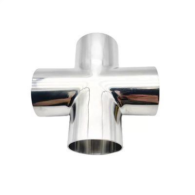 Acero inoxidable 316 304 Cabeza cilíndrica Código de 4 vías de tubos transversales