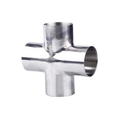 Acero inoxidable 316 304 Cabeza cilíndrica Código de 4 vías de tubos transversales