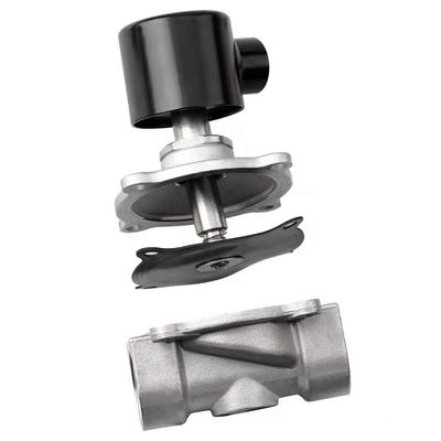 Valva de acero inoxidable estándar 304 316L de tipo eléctrico de diafragma cerrado normal