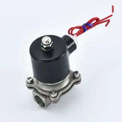 Valva de acero inoxidable estándar 304 316L de tipo eléctrico de diafragma cerrado normal