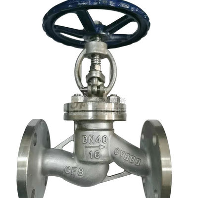 PN16 válvula de acero inoxidable tipo S de temperatura media para control de flujo de trabajo ligero