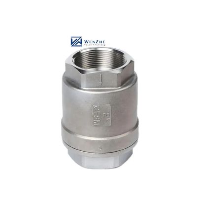 H12W-16P válvula de control de resorte vertical para puerto de alambre de acero inoxidable de varios tamaños personalizado