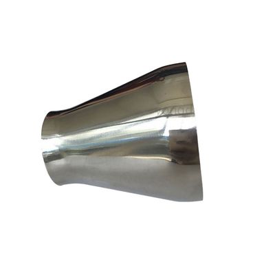 Acero inoxidable sanitario 304 316L Tri abrazadera de tubo de ajuste largo corto tubo de soldadura excéntrico reductor