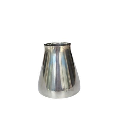 Acero inoxidable sanitario 304 316L Tri abrazadera de tubo de ajuste largo corto tubo de soldadura excéntrico reductor