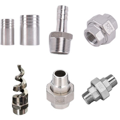 1-1/4 "x 1-1/4" NPT Hombre roscado Hex pezón de acero inoxidable 304 acoplador rápido de tubos de ajuste