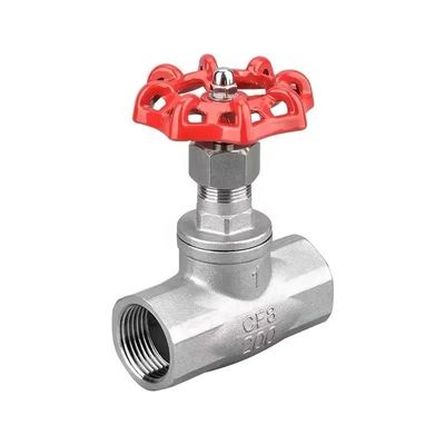 304 316 Válvulas de puerta manuales eléctricas accionadas con rueda de mano de acero inoxidable de plata para NPT BSPT