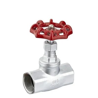 304 316 Válvulas de puerta manuales eléctricas accionadas con rueda de mano de acero inoxidable de plata para NPT BSPT