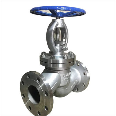 1''-8' DIN DN50 PN40 Bellows Sella válvula de globo manual en acero inoxidable 301/304/316
