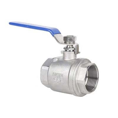 WZ de acero inoxidable SS 304 316 NPT BSP con rosca 2PC válvula de bola personalizada para la longevidad