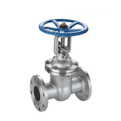 Válvula de puerta de acero inoxidable de fundición estándar con diseño estándar ANSI JIS DIN GB