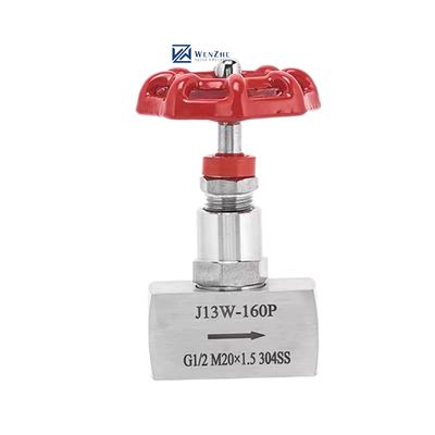Válvula de aguja de alta presión 1/2" DN15 J13W-160P de acero inoxidable forjado 304 316 316L