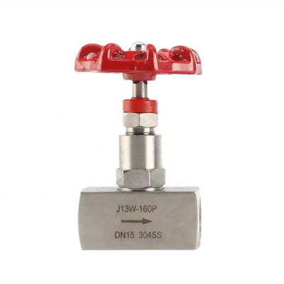 Válvula de aguja de alta presión 1/2" DN15 J13W-160P de acero inoxidable forjado 304 316 316L