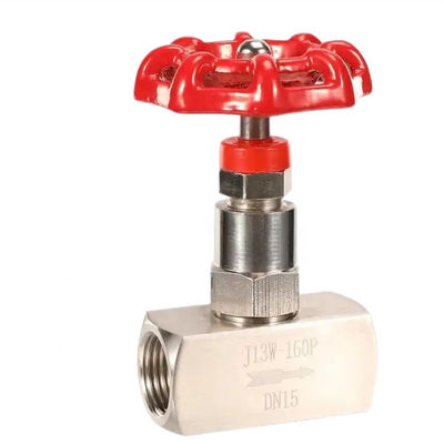 Válvula de aguja de alta presión 1/2" DN15 J13W-160P de acero inoxidable forjado 304 316 316L
