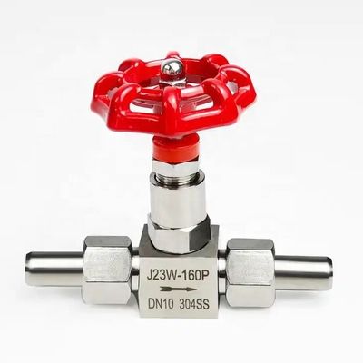 1/4' -4.0' Válvula de aguja de alta presión de acero inoxidable igual J23W-160P 304 316L