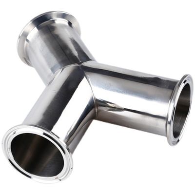 Acero inoxidable sanitario304 316 Accesorios para tuberías Tri Clamp Wyes Tee Y Tipo Tee garantizado