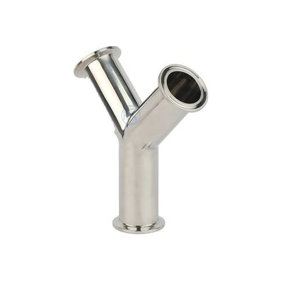 Acero inoxidable sanitario304 316 Accesorios para tuberías Tri Clamp Wyes Tee Y Tipo Tee garantizado