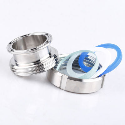 Apoyo personalizado ODM Acero inoxidable sanitario 304/316L Tri Clamp Union Sight Glass