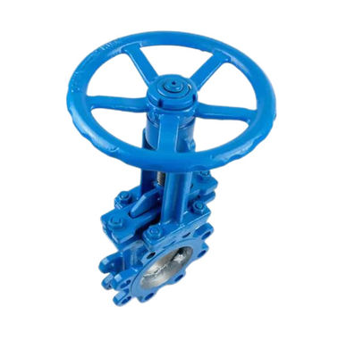 1/8"--4" General PN16 DN150 de acero al carbono de barro cuchillo válvula de puerta para la industria
