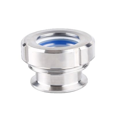 Apoyo personalizado ODM Acero inoxidable sanitario 304/316L Tri Clamp Union Sight Glass