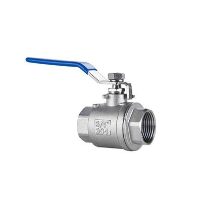 Mujer con rosca SS304 DN25 Tubo de acero inoxidable estándar con válvula de control manual