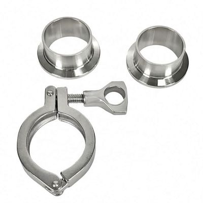 Grado alimentario 304 316 Tubo sanitario de acero inoxidable Tri Clamp Ferrule garantizado