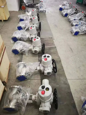 Válvula de globo eléctrica accionada de varios giros para control de hierro fundido WZ AC220 AC380V 660V