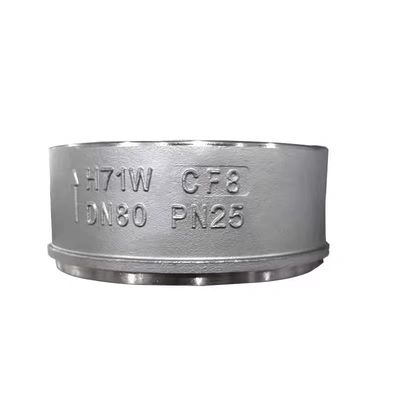 DN50-DN200 API 594 Tipo de oblea silenciosa CS válvula de control de elevación H71W con acero inoxidable