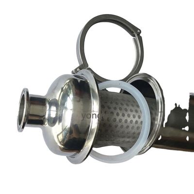 Acero inoxidable sanitario Tri abrazadera filtro recto Peso KG 2 Condición atractiva