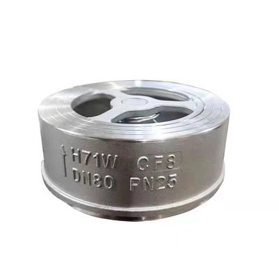 DN50-DN200 API 594 Tipo de oblea silenciosa CS válvula de control de elevación H71W con acero inoxidable