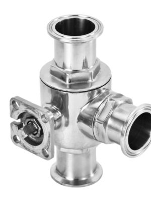Válvula de bola flotante de acero inoxidable para válvula de agua de plataforma alta de tres vías tipo T tipo L
