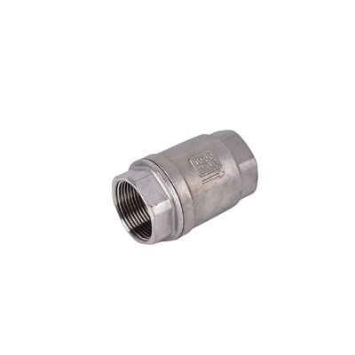 Finish de plata 1/2''-3.0'' de acero inoxidable NPT BSP 201 304 Válvula de verificación sin retorno de un solo sentido
