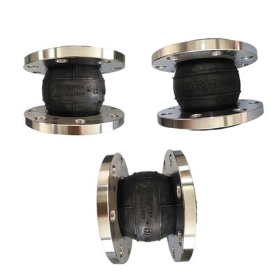 DN25-DN300 PN16 Acero inoxidable 304 Flanca de unión de tubería de caucho de agujas flexibles de expansión EPDM