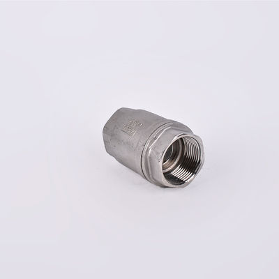 Finish de plata 1/2''-3.0'' de acero inoxidable NPT BSP 201 304 Válvula de verificación sin retorno de un solo sentido