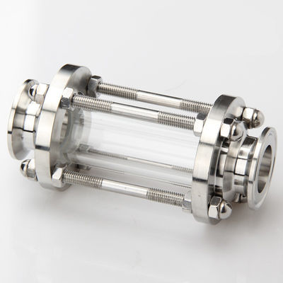 Acero inoxidable sanitario 304/316 Accesorios de tubería Tri Clamp Clase de visión tubular recta