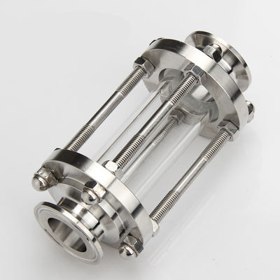 Acero inoxidable sanitario 304/316 Accesorios de tubería Tri Clamp Clase de visión tubular recta