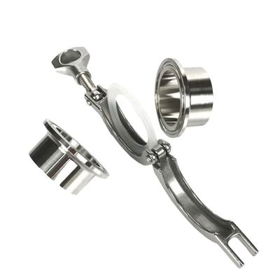 Código de cabeza redonda SS304 316L Accesorios sanitarios para instalaciones sanitarias de tuberías de acero inoxidable