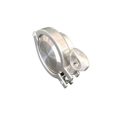 Código de cabeza redonda personalizada Sanitaria 304/316L Acero inoxidable 1.5 Tri Clamp Ferrule Cap final