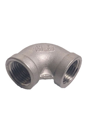 1/4''-4.0'' Igual sanitario de acero inoxidable 201 304 90 grados Codo Femenino de ajuste de tubería