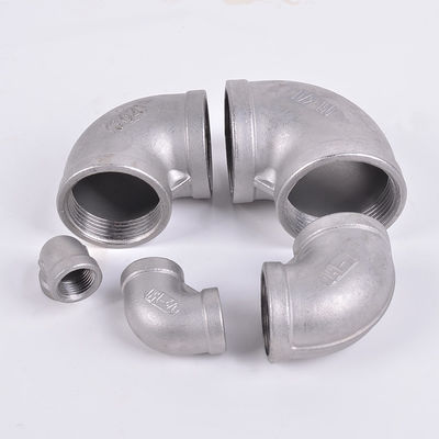 1/4''-4.0'' Igual sanitario de acero inoxidable 201 304 90 grados Codo Femenino de ajuste de tubería