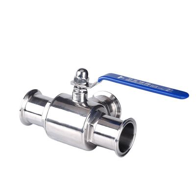 Sanitaria SS304/SS316L válvula de bolas tri-clamp con función de 3 vías y en 1/2 '' 6' tamaños