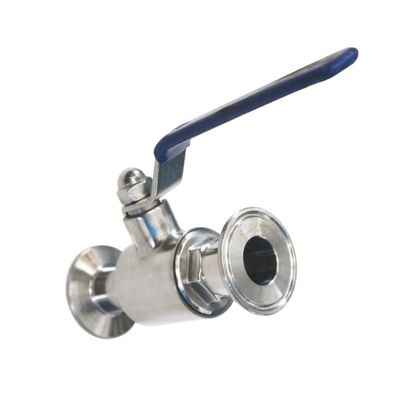 Industria Química Sanitaria Acero inoxidable Tri abrazadera Ferrule válvula de bolas SS304L/SS316