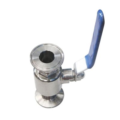 Industria Química Sanitaria Acero inoxidable Tri abrazadera Ferrule válvula de bolas SS304L/SS316